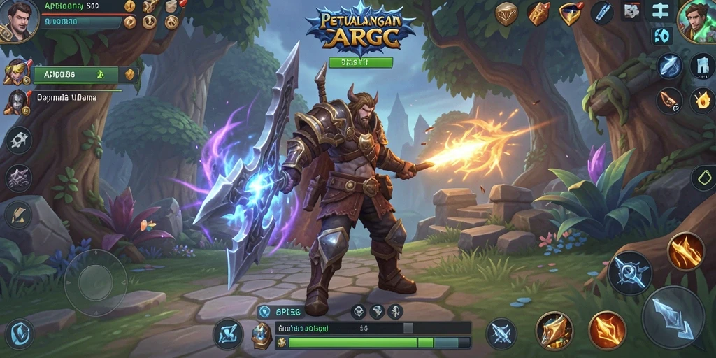Screenshot utama menampilkan pertarungan seru dalam permainan ARPG API36.