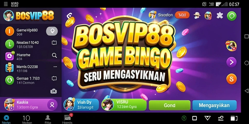 Tampilan seru gameplay Bingo di BOSVIP88 yang mengasyikkan.