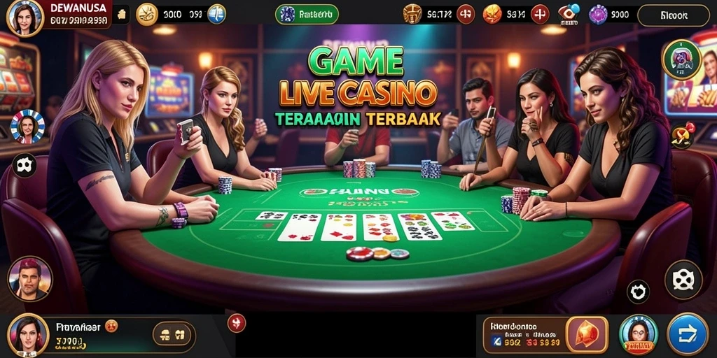 Gameplay seru dan interaktif di Live Casino DEWANUSA.