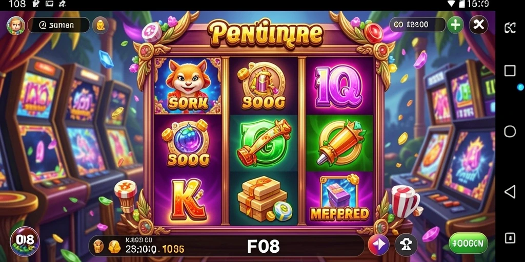 Tampilan gameplay F08 yang seru dan mendebarkan.