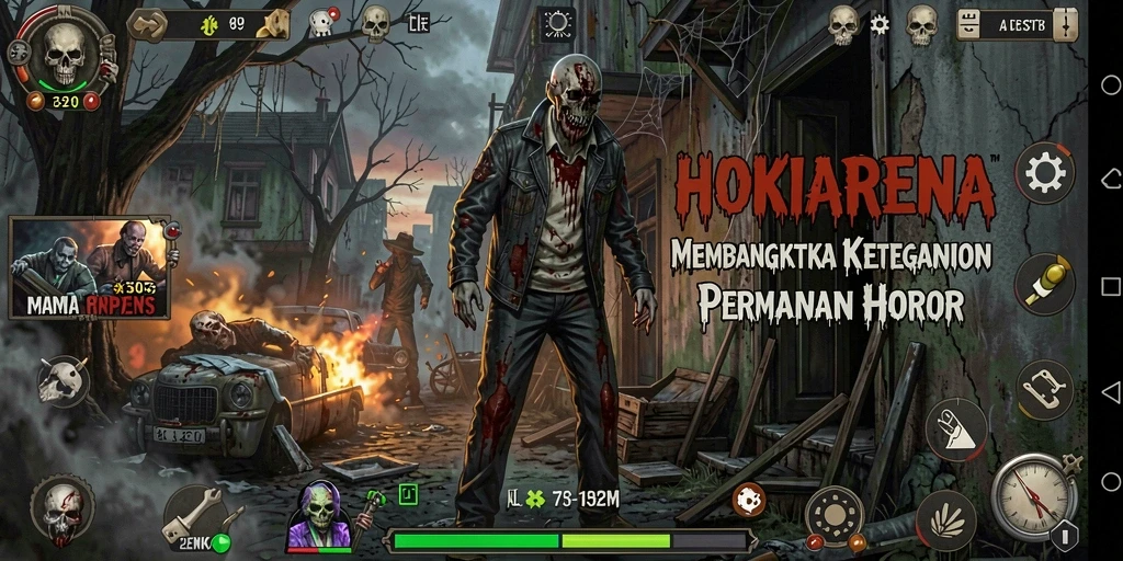 Screenshot gameplay menegangkan di HOKIARENA.