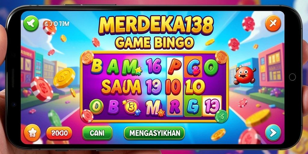 Gameplay seru MERDEKA138 yang menampilkan suasana Bingo.