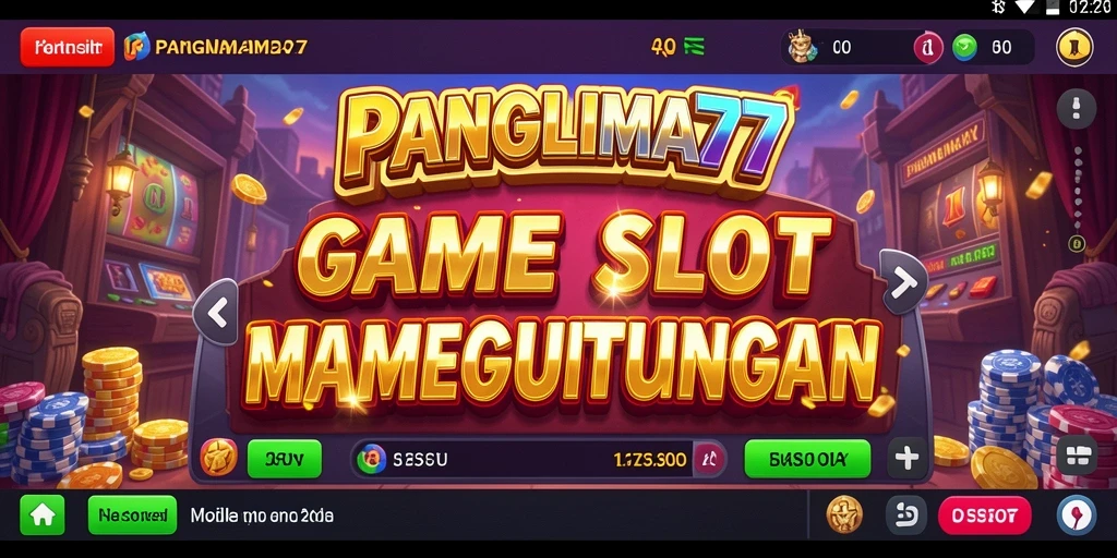 Tampilan gameplay seru di PANGLIMA77 dengan grafis yang menawan.