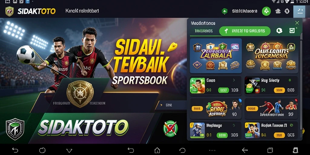Gameplay menarik di aplikasi Sportsbook SIDAKTOTO.