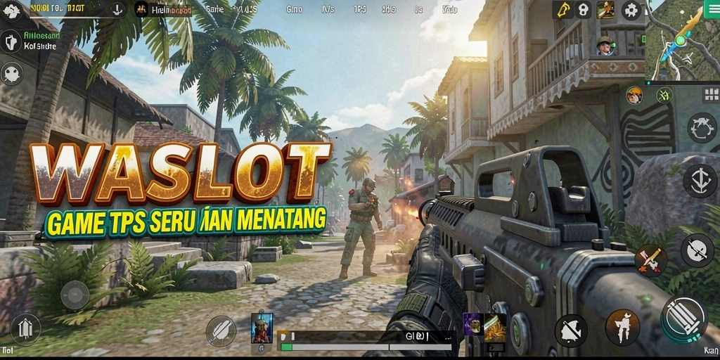 Tampilan gameplay seru di medan perang WASLOT.
